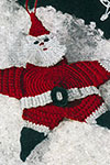 Santa Claus Star Ornament