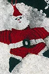 Santa Claus Star Ornament