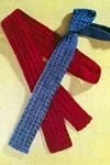 Crocheted Necktie
