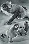 Crocheted Frogs