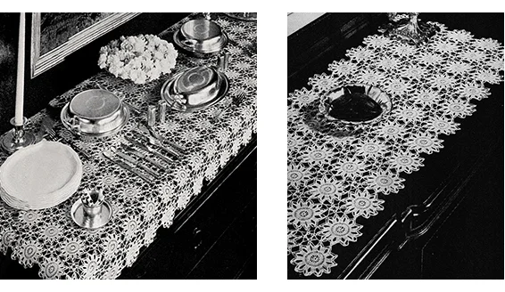 Snowflake Scarf Pattern #4505