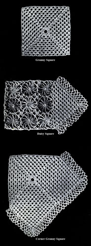 Daisy Knitter Bedspread Pattern chart a