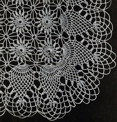 Pineapple Tablecloth Pattern No. 7859 square