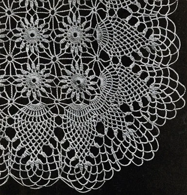 Pineapple Tablecloth Pattern No. 7859 square