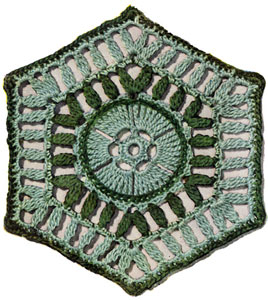 Texas Modern Bedspread Pattern motif