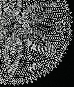 Pineapple Nosegay Doily Pattern #S-958