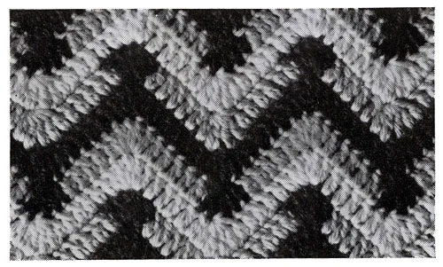 Chevron Afghan Pattern motif