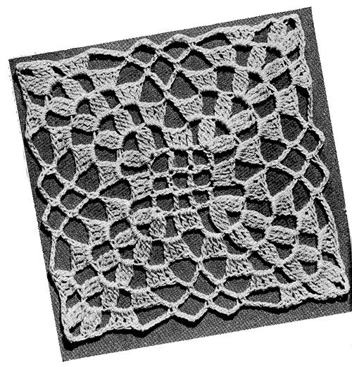 Double Diamond Chair Set Pattern #7372