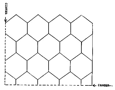 Sunflower Popcorn Bedspread Pattern Chart