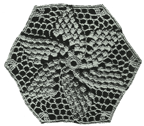 Popcorn Pinwheel Bedspread Pattern #682