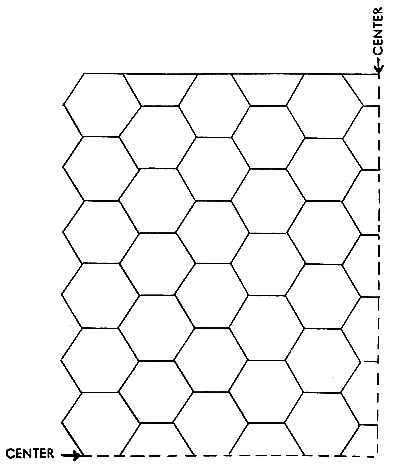 Pinwheel Popcorn Bedspread Pattern Chart