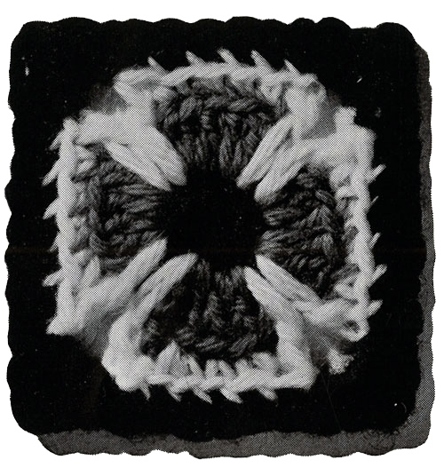 Maltese Cross Afghan Pattern motif