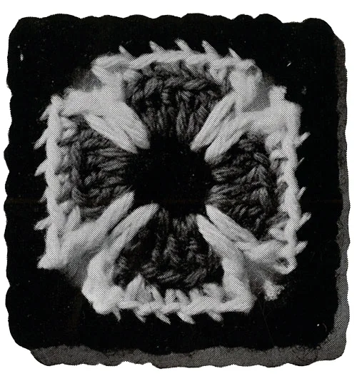 Maltese Cross Afghan Pattern motif