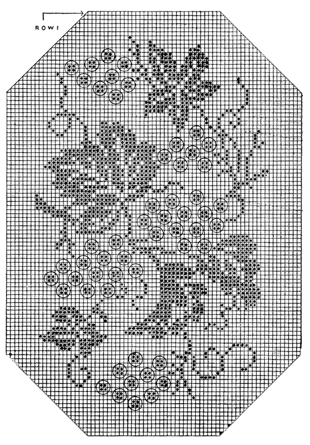 Grape Arbor Embossed Filet Placemat Pattern #11