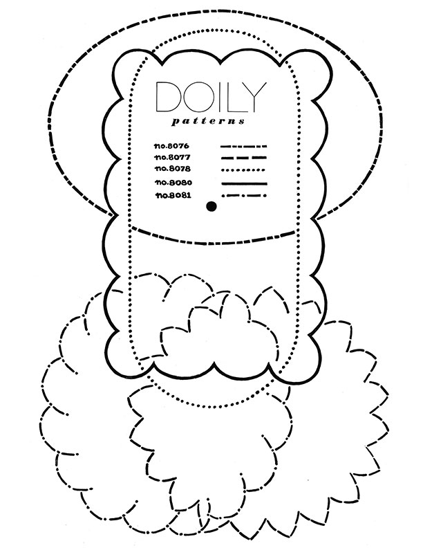 Chippendale Edging Pattern #8081 chart