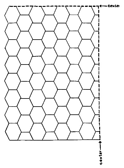 Swedish Popcorn Bedspread Pattern Chart