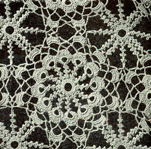 Irish Crochet Tablecloth