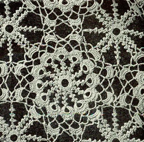 Irish Crochet Tablecloth
