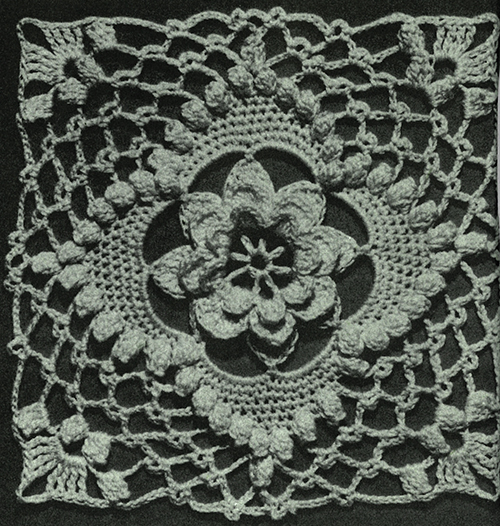 Crochet Bedspread Pattern #6123