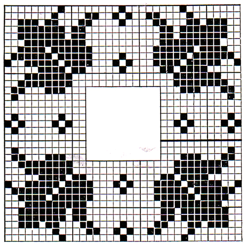 Formal Garden Runner Pattern #N-110 chart