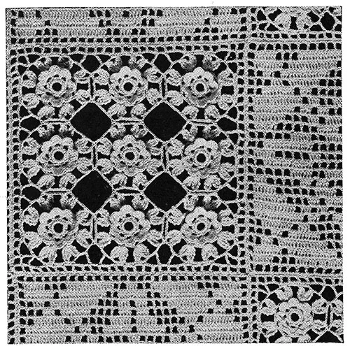 American Way Bedspread Pattern #689 swatch