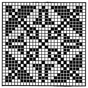 American Way Bedspread Pattern #689 chart