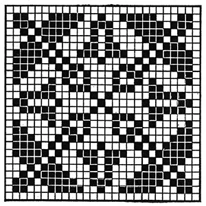 American Way Bedspread Pattern #689 chart