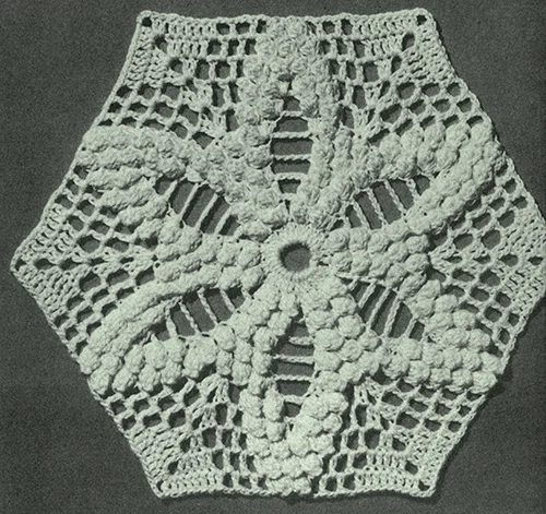 Crochet Bedspread Pattern #6126