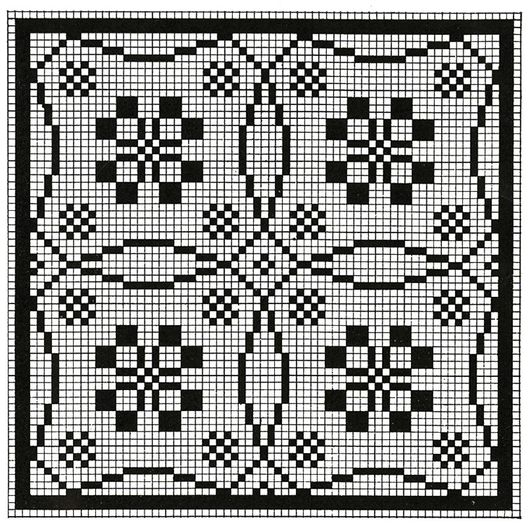 Woven Effect Coverlet Pattern