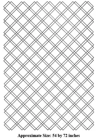 Florentine Banquet Cloth Pattern 54 x 72 inches