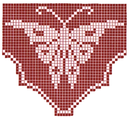 Deep Yoke of Butterflies Pattern #7 chart1