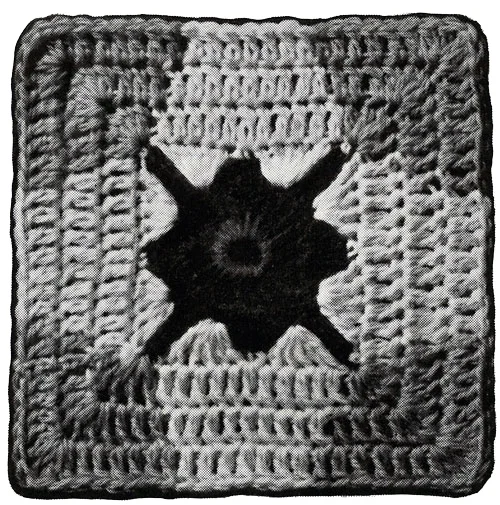 Mardi Gras Afghan Pattern motif