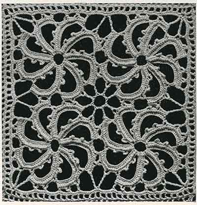Stepping Stones Bedspread Pattern #656 swatch