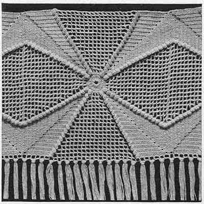 May Queen Bedspread Pattern #661 swatch