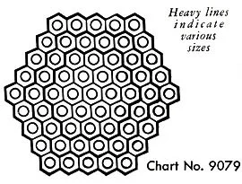 Tile Potholder Pattern chart