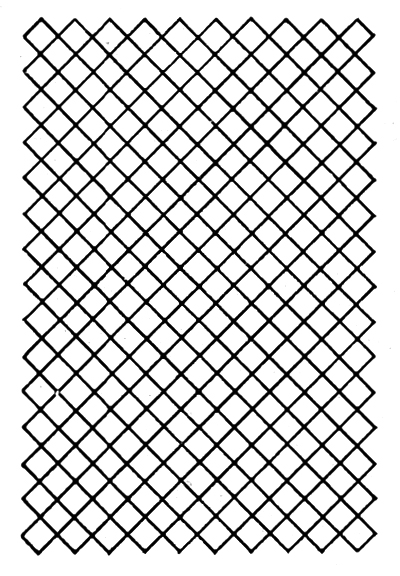 Calico Afghan Pattern #6005 chart