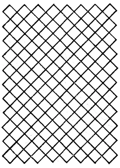 Carnival Granny Afghan Pattern #676 chart