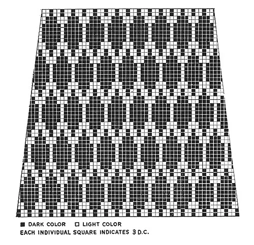 Chair Seat Pattern #7250 chart