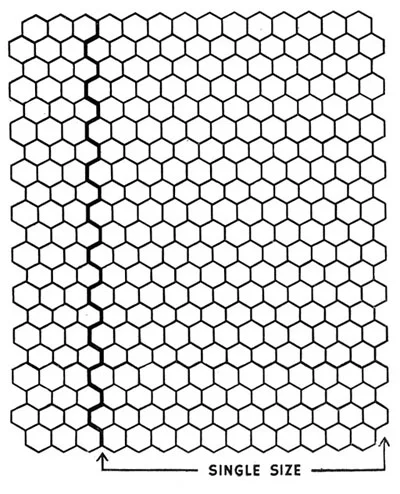 Radiant Star Bedspread Pattern chart