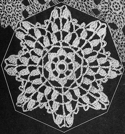 Frost Flowers Tablecloth Pattern #7301