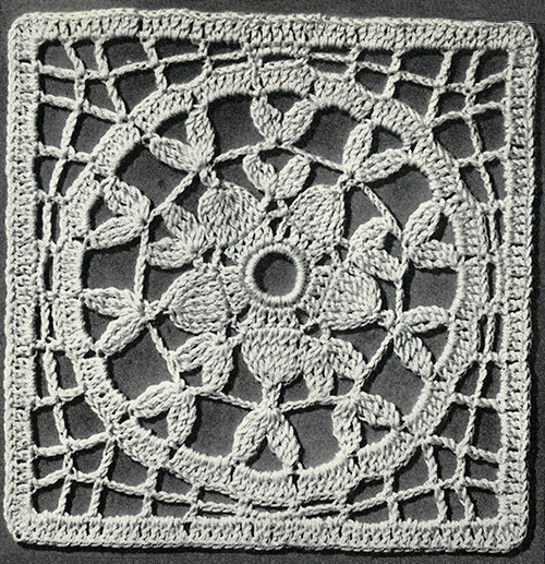 Prairie Flower Bedspread Pattern #6036
