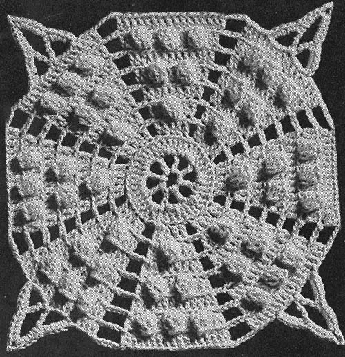 Octagon Popcorn Bedspread Pattern #213