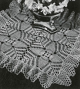 Pineapple Web Doily Pattern #PD-421