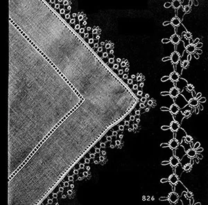 Handkerchief Edging Patterns #826