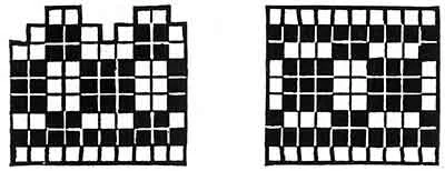 Birthday Cake Edging & Insertion Pattern chart