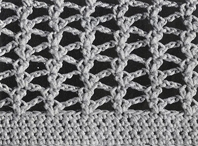 Tea-Time Sweater Pattern #129 swatch