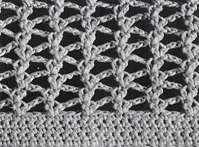 Tea-Time Sweater Pattern #129 swatch