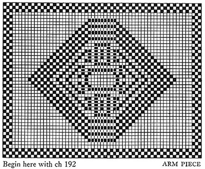 Stained Glass Chair Set Pattern #7004 chart 2