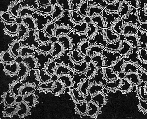 Snow Crystal Luncheon Set Pattern #7051 swatch