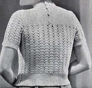 Monogram Pullover Pattern #1064